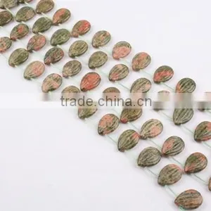 Unakite, Gemstone Beads,semi-precious Stone Beads thumbnail-1