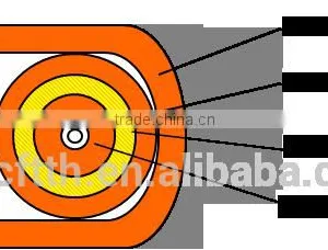 Indoor Cable Duplex Flat Optical Fiber Cable thumbnail-1