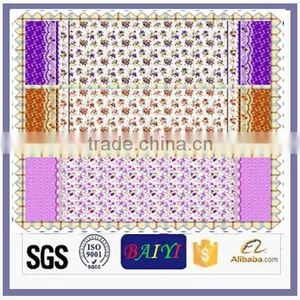 100% Polyester Fabric Wholesale Flower Print Style Printed & Dyed Fabric Wide Width Microfiber Bedsheet thumbnail-2