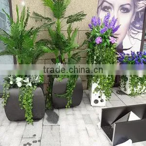 Fashionable High Quality Fiberglass Plants Container and Flowers Pots Cheap Pots thumbnail-3