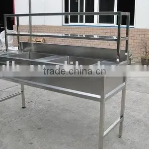 Stainless Steel Work Table With Shelf thumbnail-1