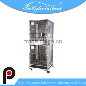 2 Layer Stainless Steel Laboratory Monkey Cages thumbnail-1