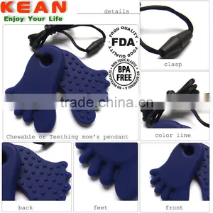 Customize Color Teething Pendant Necklace Teething Pendant thumbnail-3