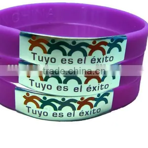 Vogue Unisex Silicone Rubber Bracelet id Bangles and Bracelets thumbnail-1