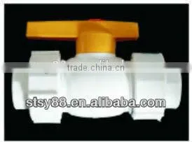 Good Price Plastic Pipe Valve, PPR Plastic Double Union Ball Valve for Water Pipe thumbnail-3