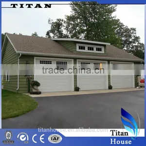 Australia Standard Cold Rolled Steel Structure 3 Car Prefab Garage thumbnail-1