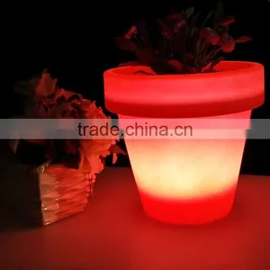 Plastic LED Colorful Decorative Flower Vases thumbnail-3