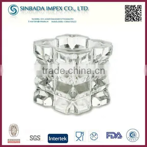 2015 China Home Decor Wholesale, Modern Thick Glass Candle Holder thumbnail-1