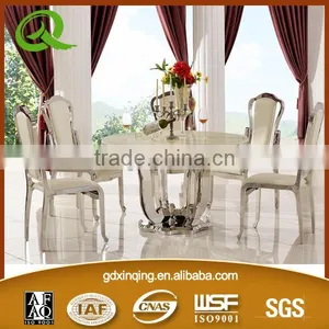 TH371 Tempered Glass Top Round Dining Table on Sale thumbnail-2