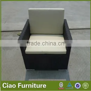 Space Saving Outdoor Rattan Cafe Table Chair Set thumbnail-3