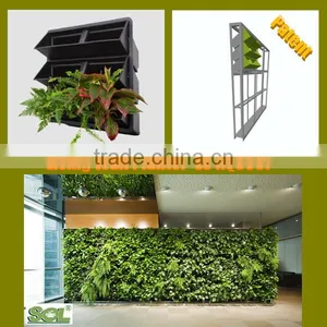 Home & Garden Vertical Greening Garden Wall Decorative Artificial Green Wall Garden Pots SL-XQ5057 Vertical Hydroponic System thumbnail-2