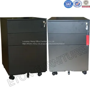 Steel Office Filing Base Cabinet With 3 Deep Drawers thumbnail-2