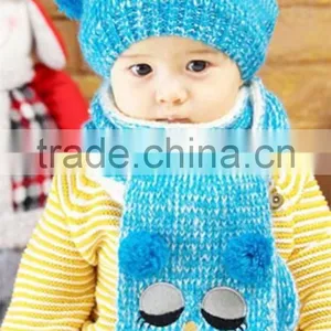 Portable Popular Set Winter Baby Hat Boy Girl Kids Warm Hat Cap thumbnail-4