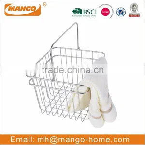 Chrome Plating Metal Wire Laundry Basket thumbnail-1