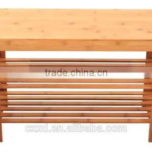 Cheap Different Style Wooden Shoes-changing Bench thumbnail-2