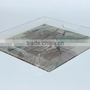 Wholesale Custom OEM Square Storage Tray,Acrylic Tray thumbnail-2