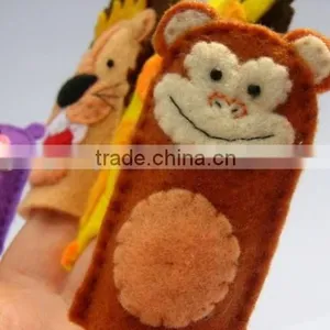 2017 Best Selling New Product Decorative Custom Handmade Fabric Felt Cheap Fashion China Innovative Felt Finger Puppet Wholesale thumbnail-1