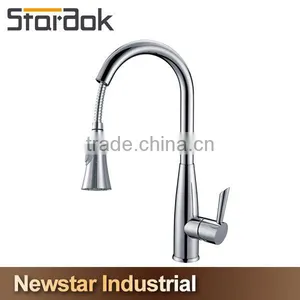 Star.aok Fashion Style Brass Water Saving Kitchen Faucet thumbnail-1