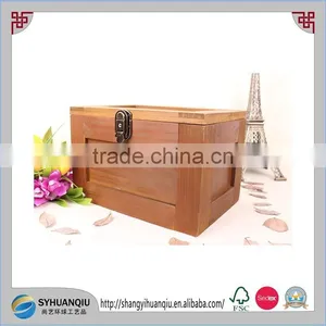 Vintage Feature and Wood Material Solid Wood Crate thumbnail-1