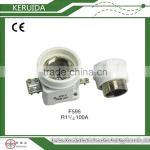 100A Screw Type Porcelain Fuse Base With Factory Price thumbnail-1