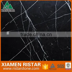 Nero Oriental Black Marble Tile and Slab thumbnail-2