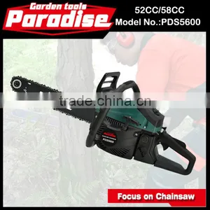 PDS5600 New 52CC Green Power Petrol Chainsaw Price With 18" Bar and Chain thumbnail-1