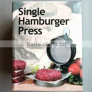 Heavy Duty Mini Single Cast Aluminium Burger Patty Press Maker thumbnail-5