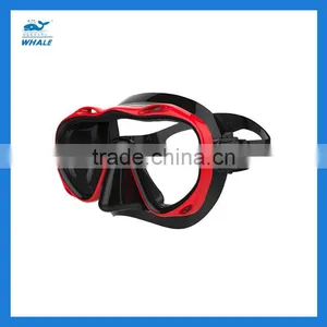 One Lens Tempered Glass Diving Mask Custom Diving Glasses Professional Silicone Scuba Diving Equipment thumbnail-1