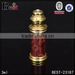 3ml Glass Bottle for Souvenir Special Design Luxury Glass Bottle for Souvenir With Metal Shell thumbnail-1