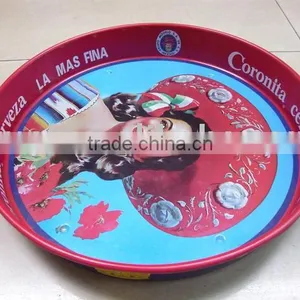 Tin Serving Tray, Metal Food Tray thumbnail-1