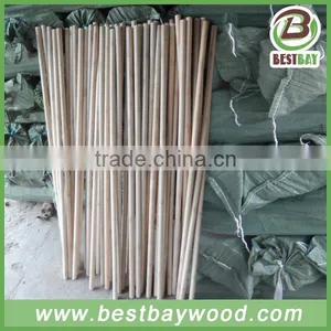 Hot Sale Wood Handle Flatware With Factory Price Wood Broom Handle Machine Shaft for Brush Cutter thumbnail-1