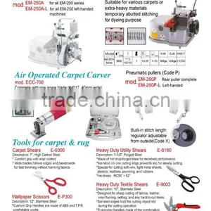 Heavy Duty Carpet Overedging Machine & Butt Seamers thumbnail-1