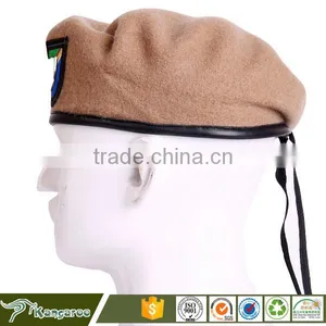 Custom Wholesale Military Brown Beret thumbnail-3