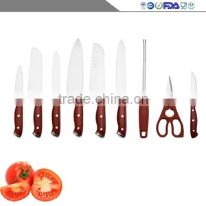 New 2016 Household Stainless Steel Double Steel Kitchen Knife Head 12 PCS thumbnail-3