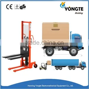 1Ton, 2 Ton Forklift With Pallet Manual Hydraulic Hand Stacker thumbnail-3