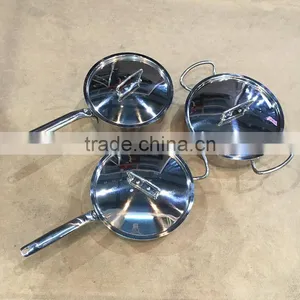 Stainless Steel NON-STICK PAN FRYING COOKWARE SET thumbnail-5