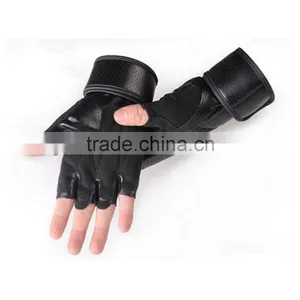Weight Lifting Gym Gloves Artificial Leather thumbnail-1