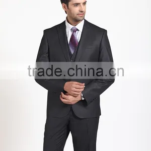 Stripe Notch Lapel 3pcs Business Suits for Man/ Suit Men thumbnail-2