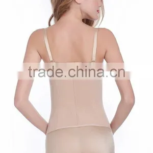 2015 Top Sell Women Sexy Elastic Breathable Zipper Slimming Body Shaper Corset thumbnail-4