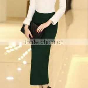 Latest Lady Pencil Short Skirt in Jersey/Split Step Skirt thumbnail-1