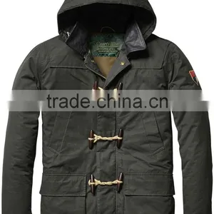 Long Parka Jacket for Men Cotton Jacket thumbnail-1