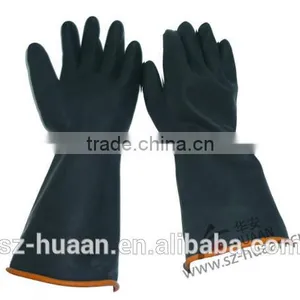Good Quality Rubber Gloves Heavy Duty Chemical Protection Gloves thumbnail-3