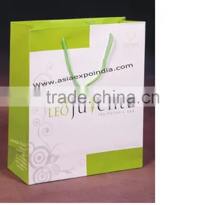 Paper Bags Design Logo and Matte Finish With Rope Handles thumbnail-2