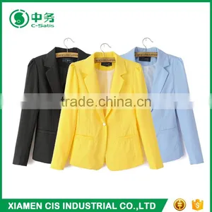 High Quality Anti Wrinkle Women Uniform Blazer Jacket thumbnail-1
