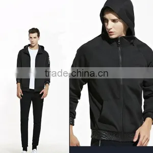 2017 New China Professional Wholesale Good Quality Custom Pullover Zipper Pocket Hoodies thumbnail-1