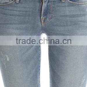2016 Name Brand Ripped Girl Jeans for Custom With Your Logo thumbnail-4