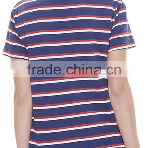 2017 Women Short Sleeve Fashion Cotton Rieder T-shirt Navy Stripe OEM Service thumbnail-2