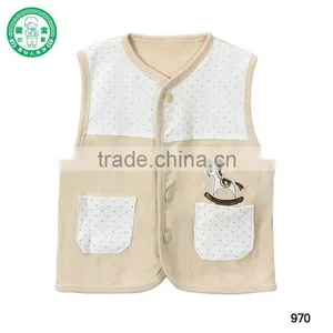 BABY New Style Cotton Waistcoat Kids Cotton Vest Cheap Waistcoat Infant Vest thumbnail-2