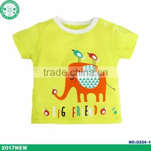 High Quality Summer Custom Printing Baby Boy Clothes t Shirt thumbnail-3