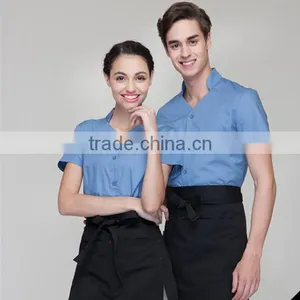 Juqian 2016 Oem Classic Unisex Sexy Chinese Restaurant Waiter/waitress Uniform Designs thumbnail-1